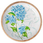Hydrangea Ribbon Pedestal Platter