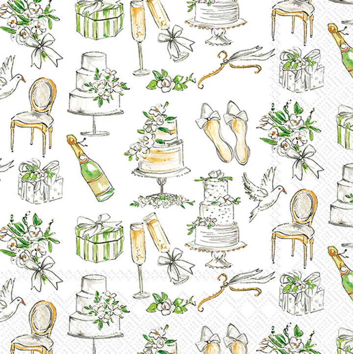 Wedding Cakes Lunch Napkin