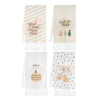 Holiday Message Tea Towels