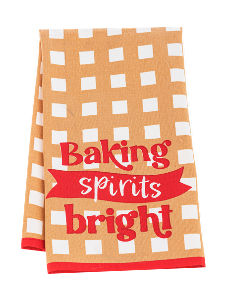 Tea Towel w/Wooden Spoon Gift Set