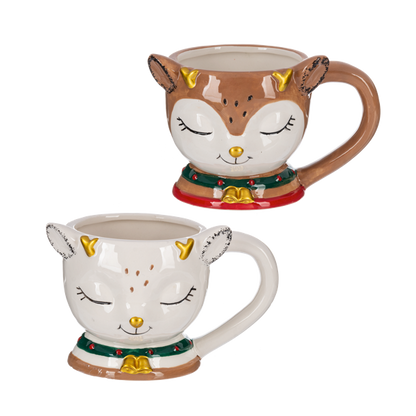 Reindeer Mugs (*Two Designs*)