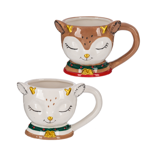 Reindeer Mugs (*Two Designs*)
