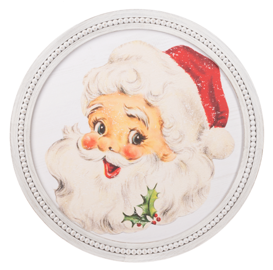 Vintage Santa Wall Decor
