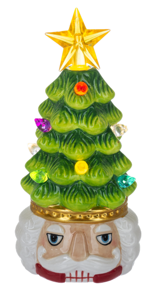 LED Light Up Santa Mini Shimmer
