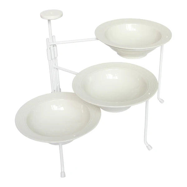 Round Triple Tier Stands