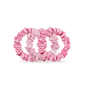 Teleties Pink Ribbon Power Small Silk Scrunchies