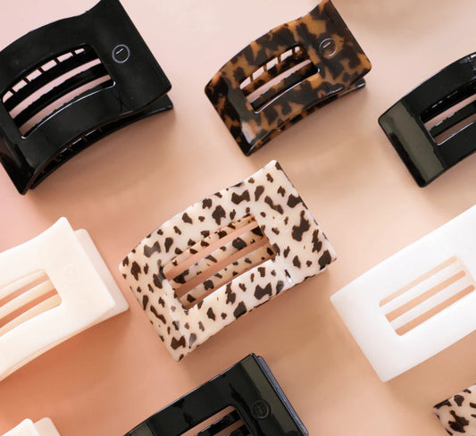 Small Flat Rectangle Hair Clip