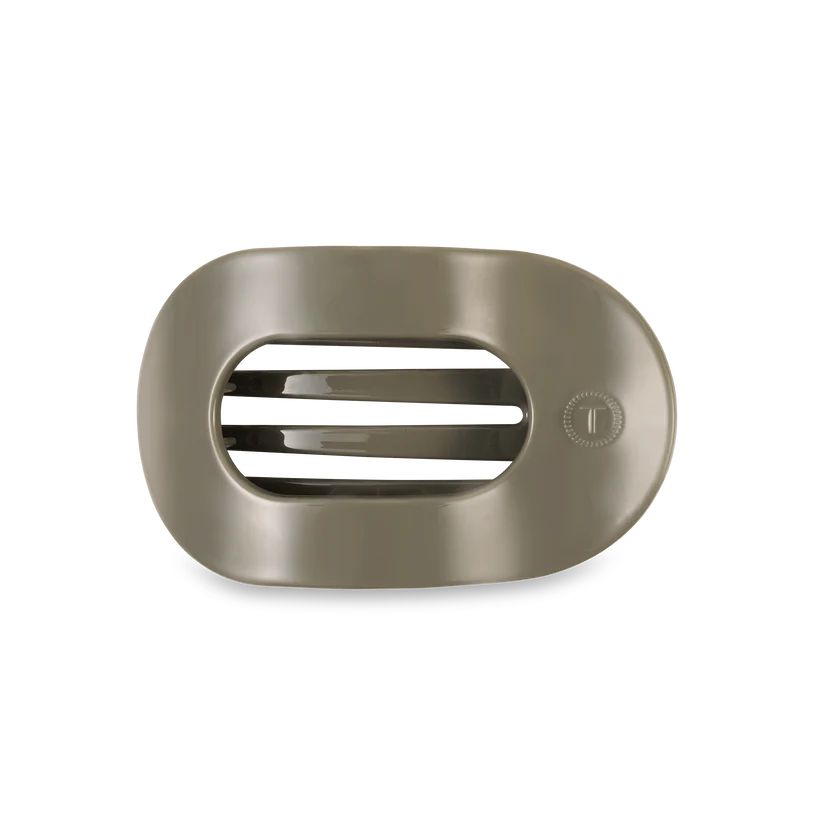 Small Flat Round Hair Clip