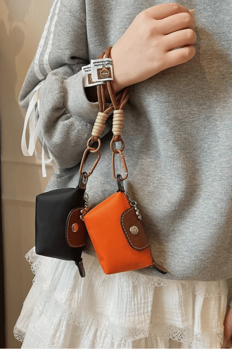 Nylon Mini Coin Pouch/Bag Charm