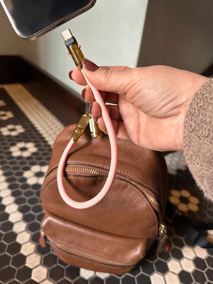 The Run Around USB-C Cable: Rose Gold