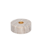 Marble Base Candleholder, Desert Beige, 3.9 x 1.4"