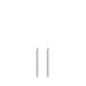Uyuni LED Mini Taper Candle, White, 2-pack