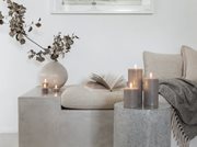 Uyuni Melted Pillar Candles Rustic