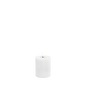 Uyuni LED Melted Pillar Candle, Nordic White, Rustic, 3 x 4"