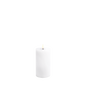 Uyuni LED Melted Pillar Candle, Nordic White, Rustic, 3 x 6"