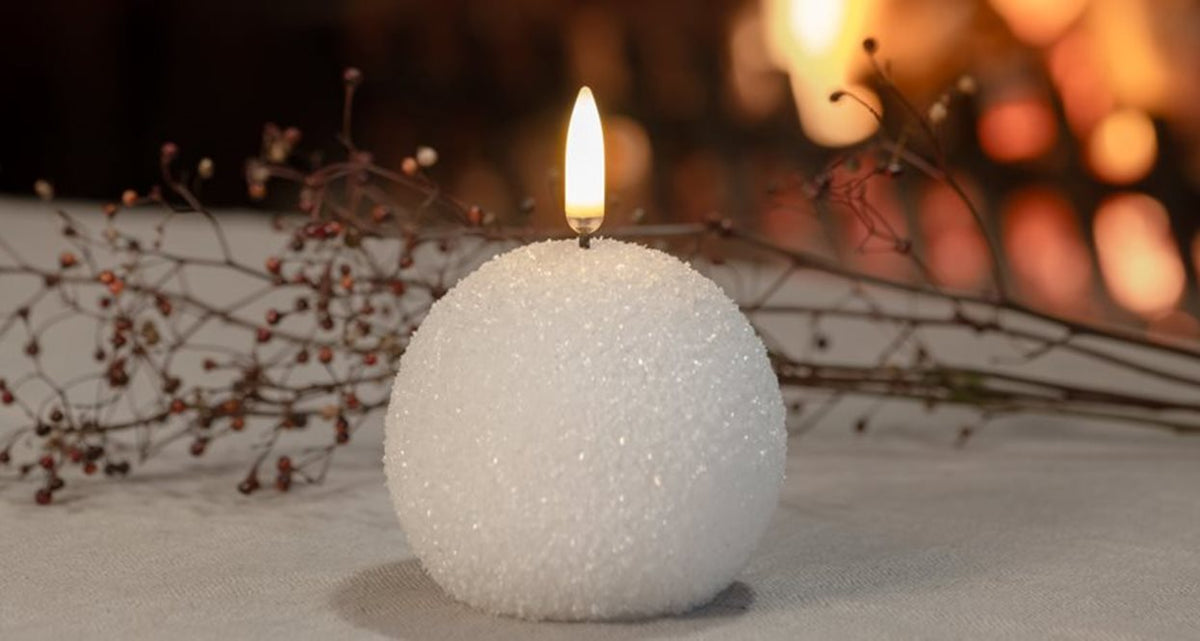 Uyuni Glitter Round Candles