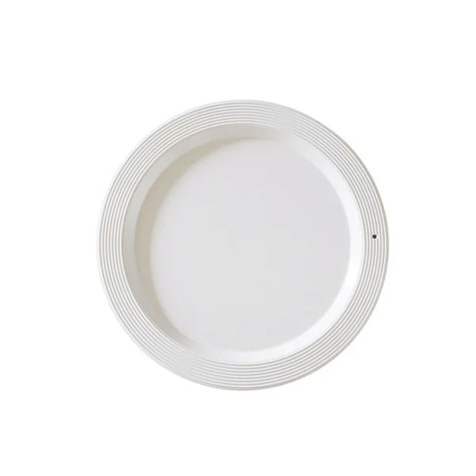 Pinstripes Melamine Round Platter