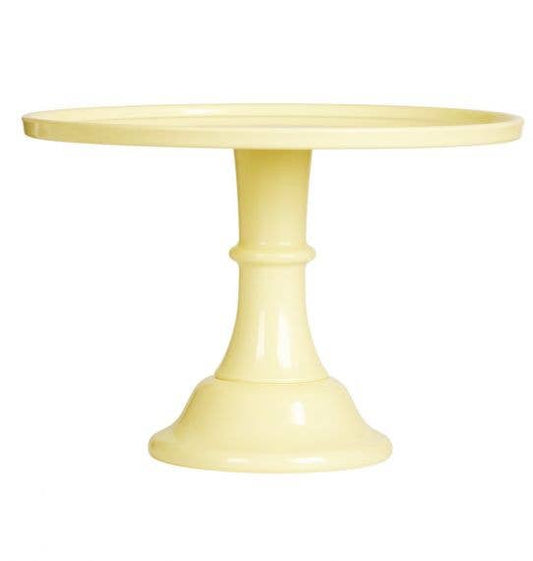 Large Melamine Cake Stand, Yellow