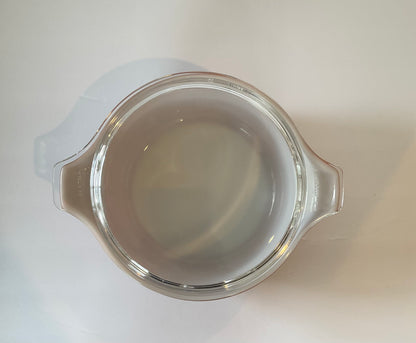 Vintage Pyrex Autumn Harvest Cinderella 473 W/ Lid, Casserole Baking Dish