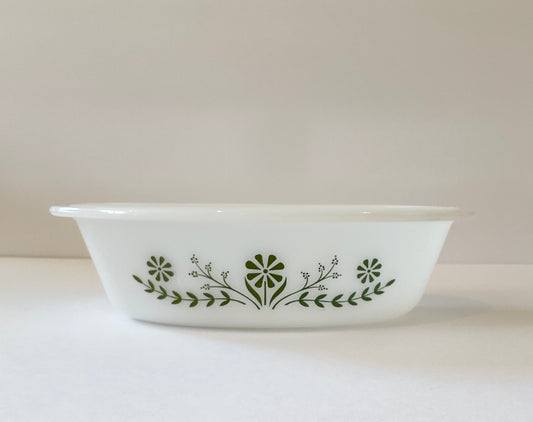 Glasbake Crazy Daisy Oval Casserole Dish