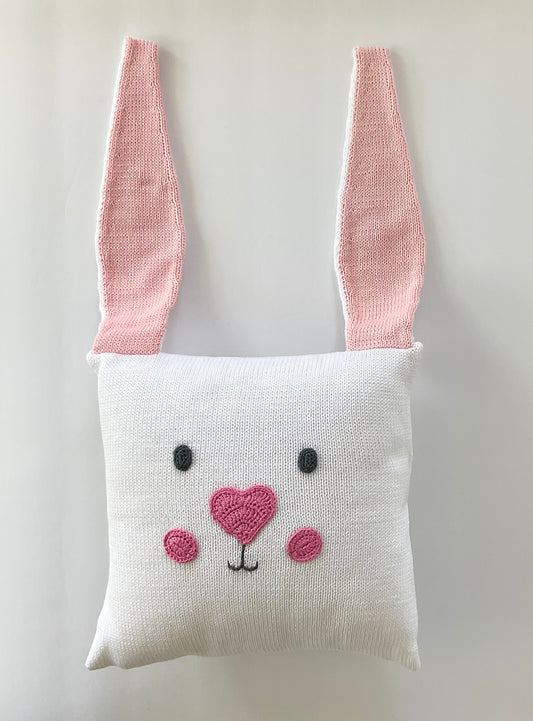 Bunny Face Pillow with Filler