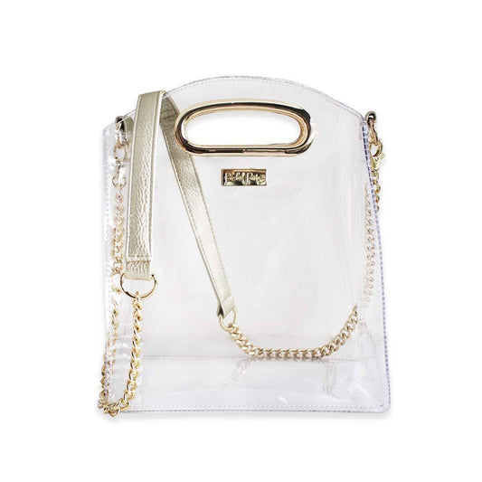 Clear Gold Cooper Crossbody Bag