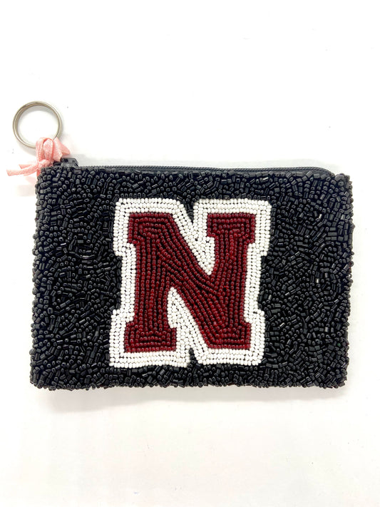 Custom Beaded Coin Purse (Newton)