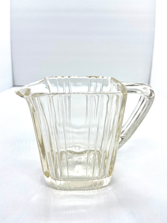 Vintage Art Deco Glass Creamer