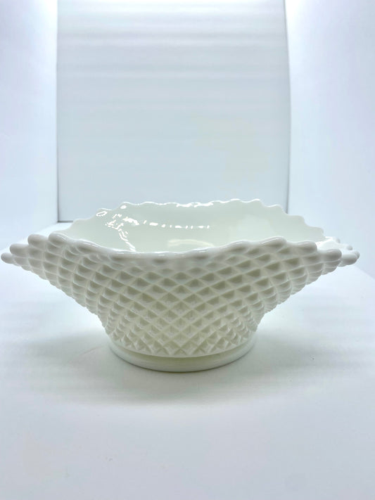 Vintage Westmoreland Hobnail Milk Glass Bowl