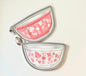 Pair of Pyrex Pink Gooseberry Pink Potholders