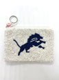 Custom Beaded Coin Purse (Pope John Blue Lion)