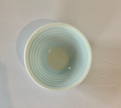 Vintage Pyrex 401 Mixing Bowl, Blue Striped