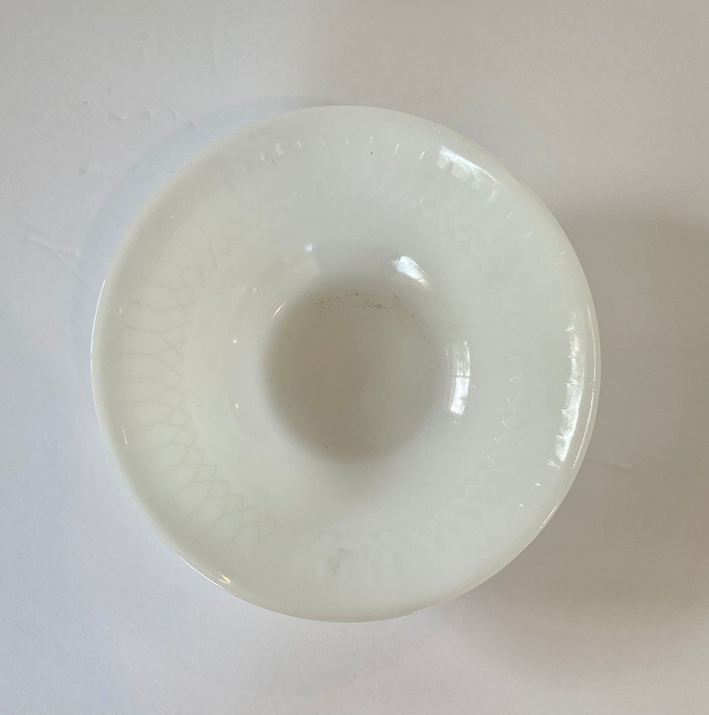 Vintage Federal White Milk Glass Bowl