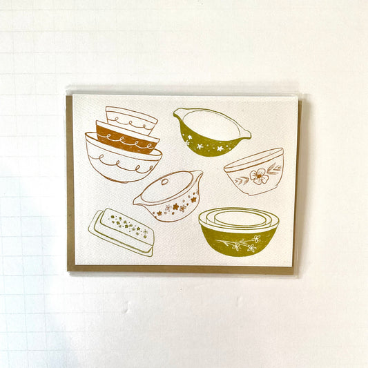 Pyrex Pattern Card