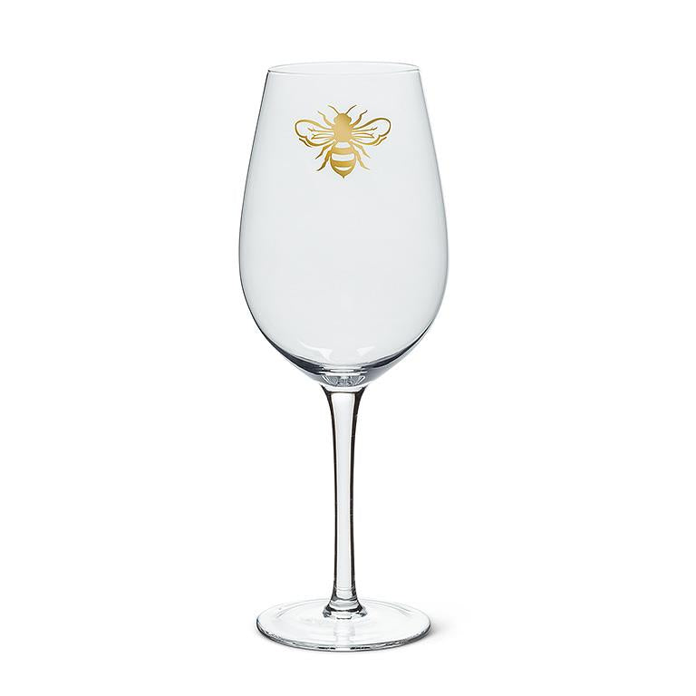 Bee Wine Glass