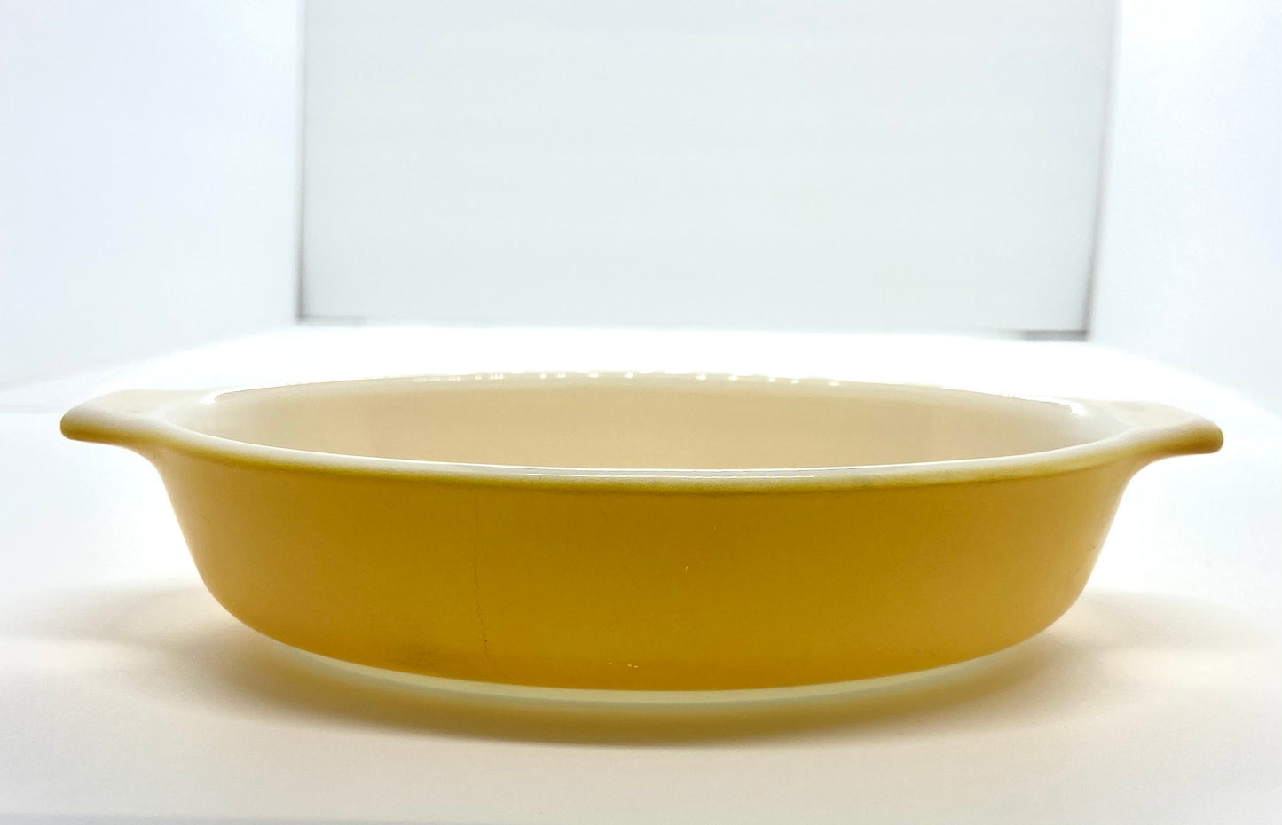 Vintage Pyrex Mini Oval 700 Casserole Dish in Yellow