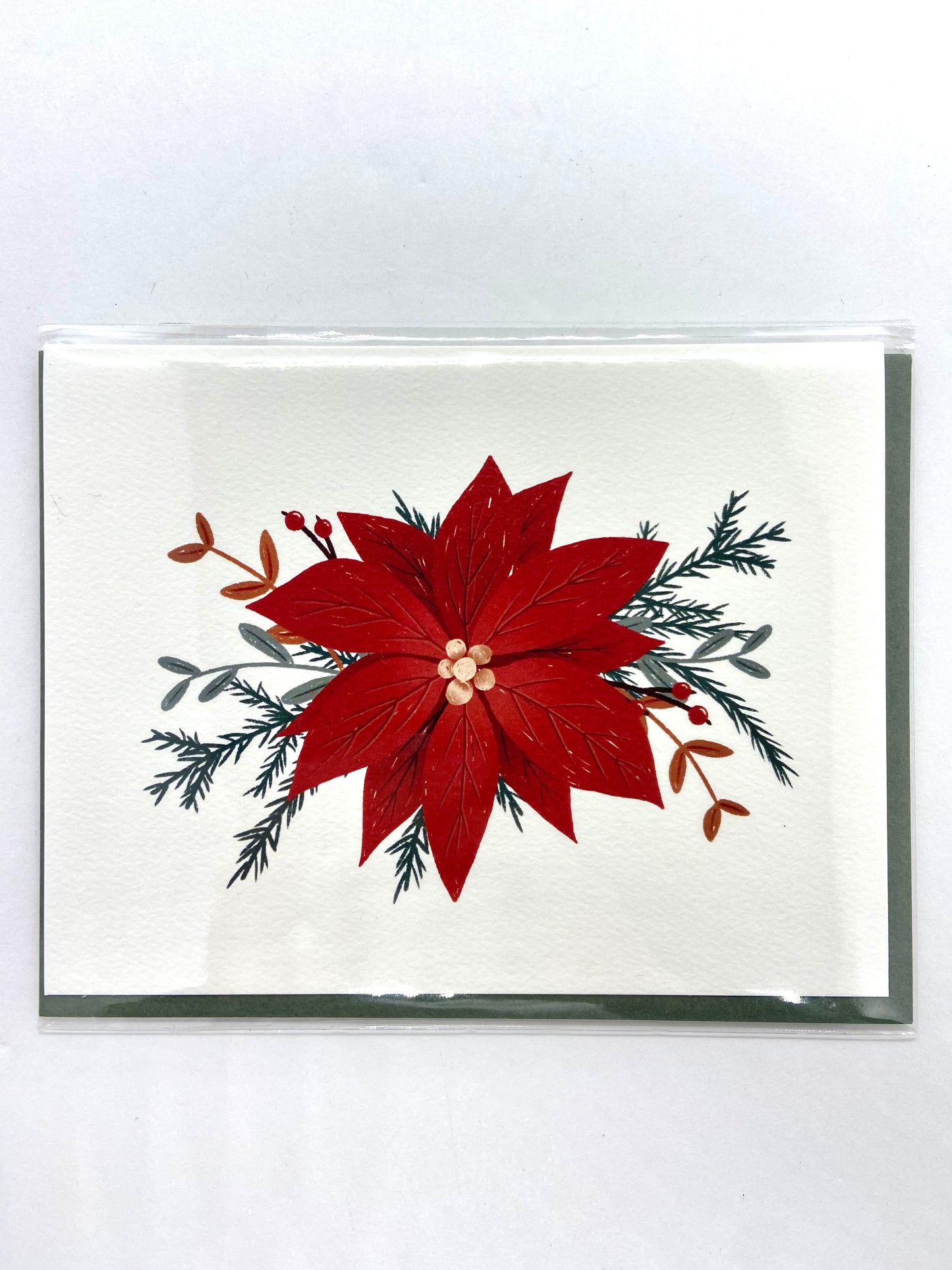 Poinsettia Card