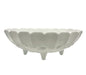 Indiana Glass Vintage Milk Glass Footed Fruit Bowl w/ Grape Harvest