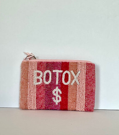 Handmade Beaded Coin Purse BOTOX $