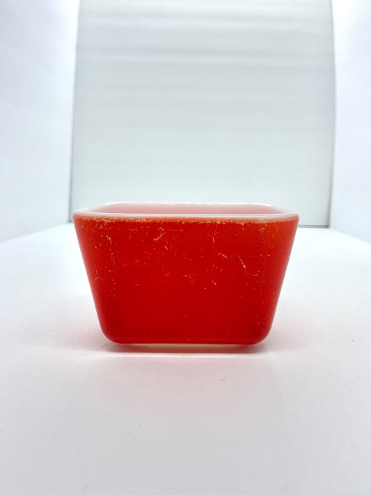 Vintage Pyrex Primary Red Refrigerator Dish 501