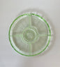 Vintage Uranium Green Glass Relish Dish