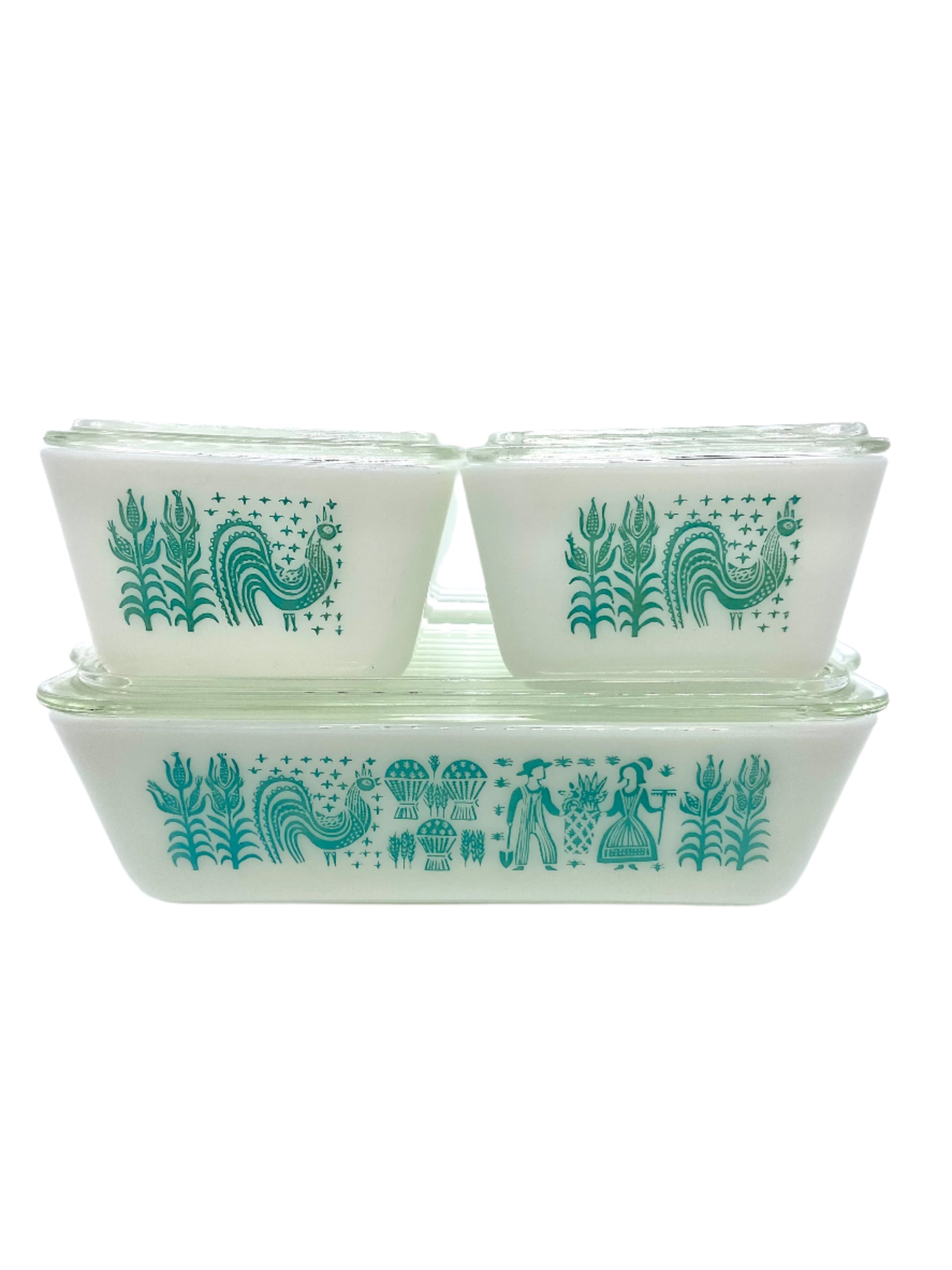 Vintage Pyrex Amish Butterprint, 8 Pieces