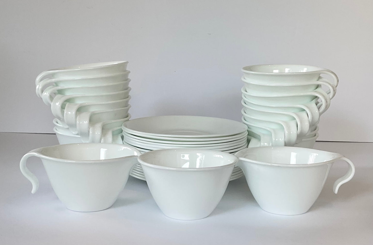 Set of 21 Pieces Corelle White