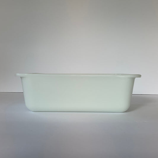 Vintage Pyrex White Milk Glass Loaf Pan