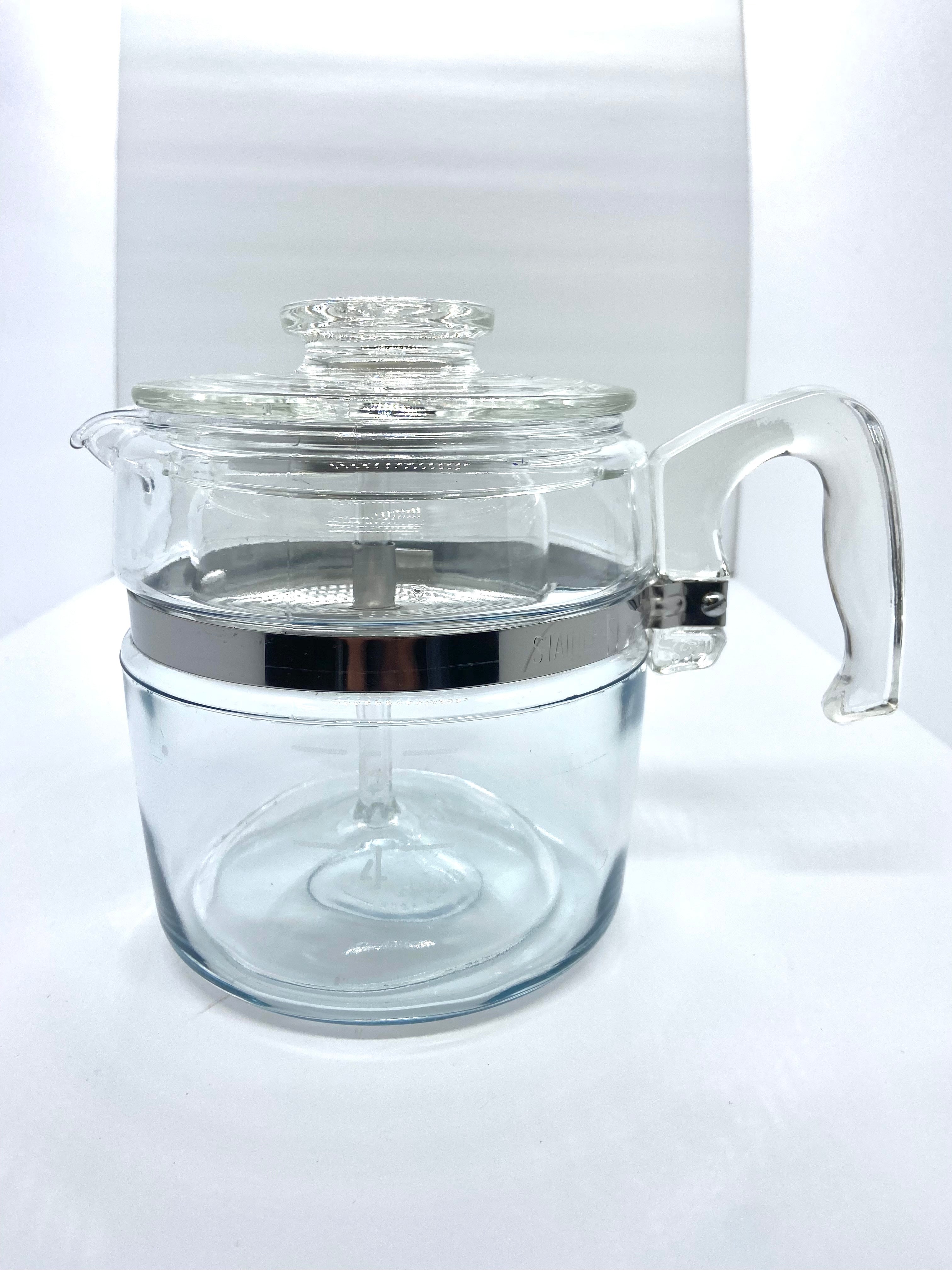 Glass electric clearance percolator