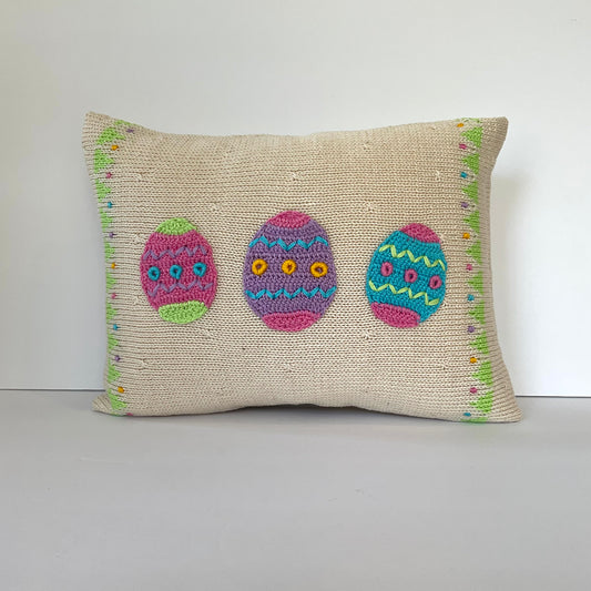 Easter Egg Pillow with Filler