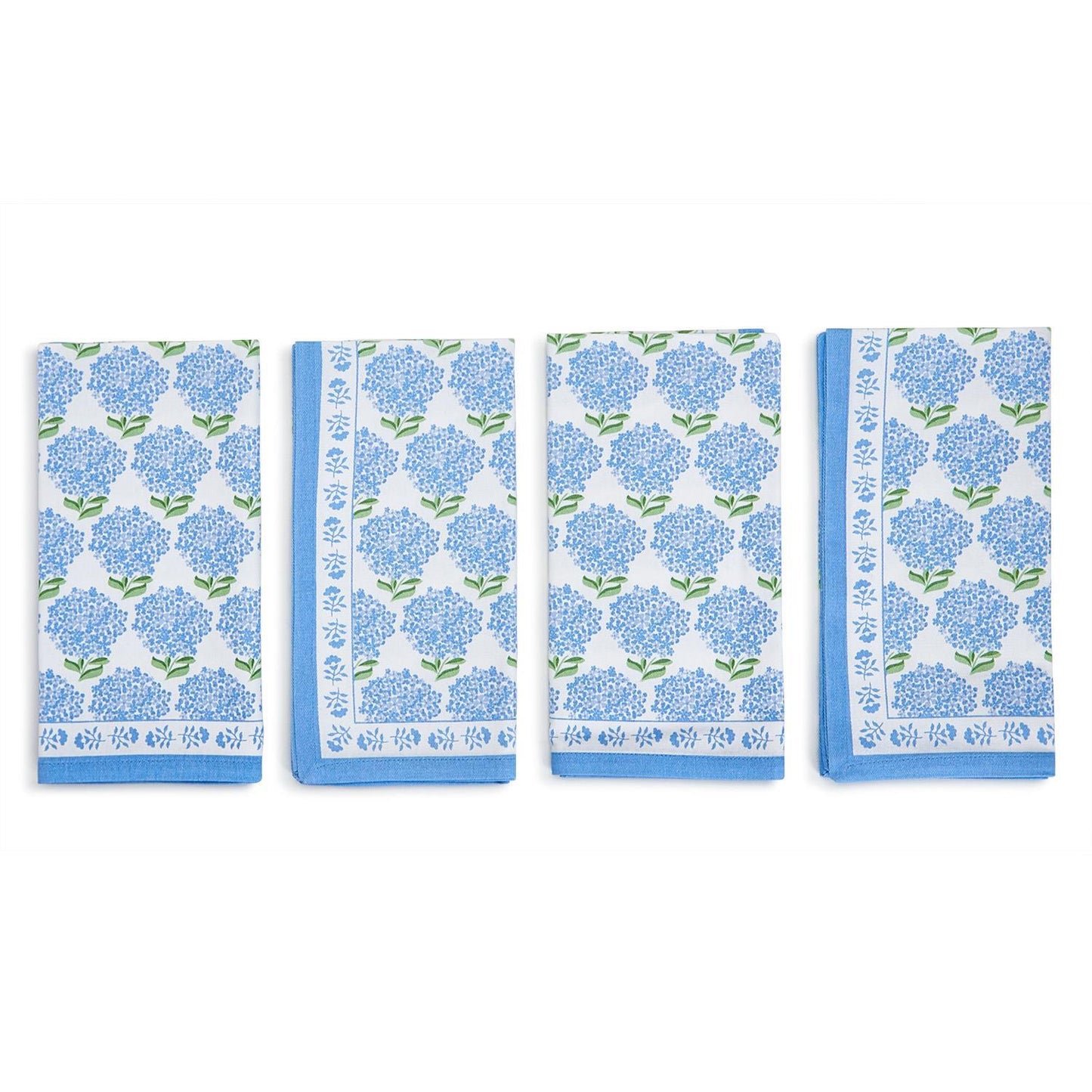 Hydrangea Set of 4 Napkins - Cotton