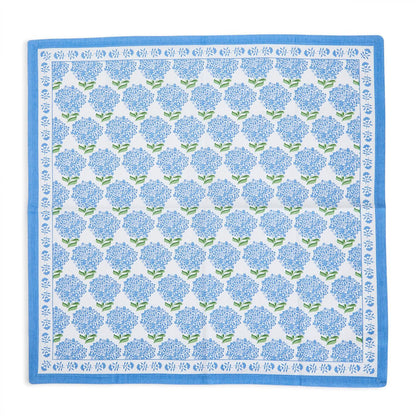 Hydrangea Set of 4 Napkins - Cotton