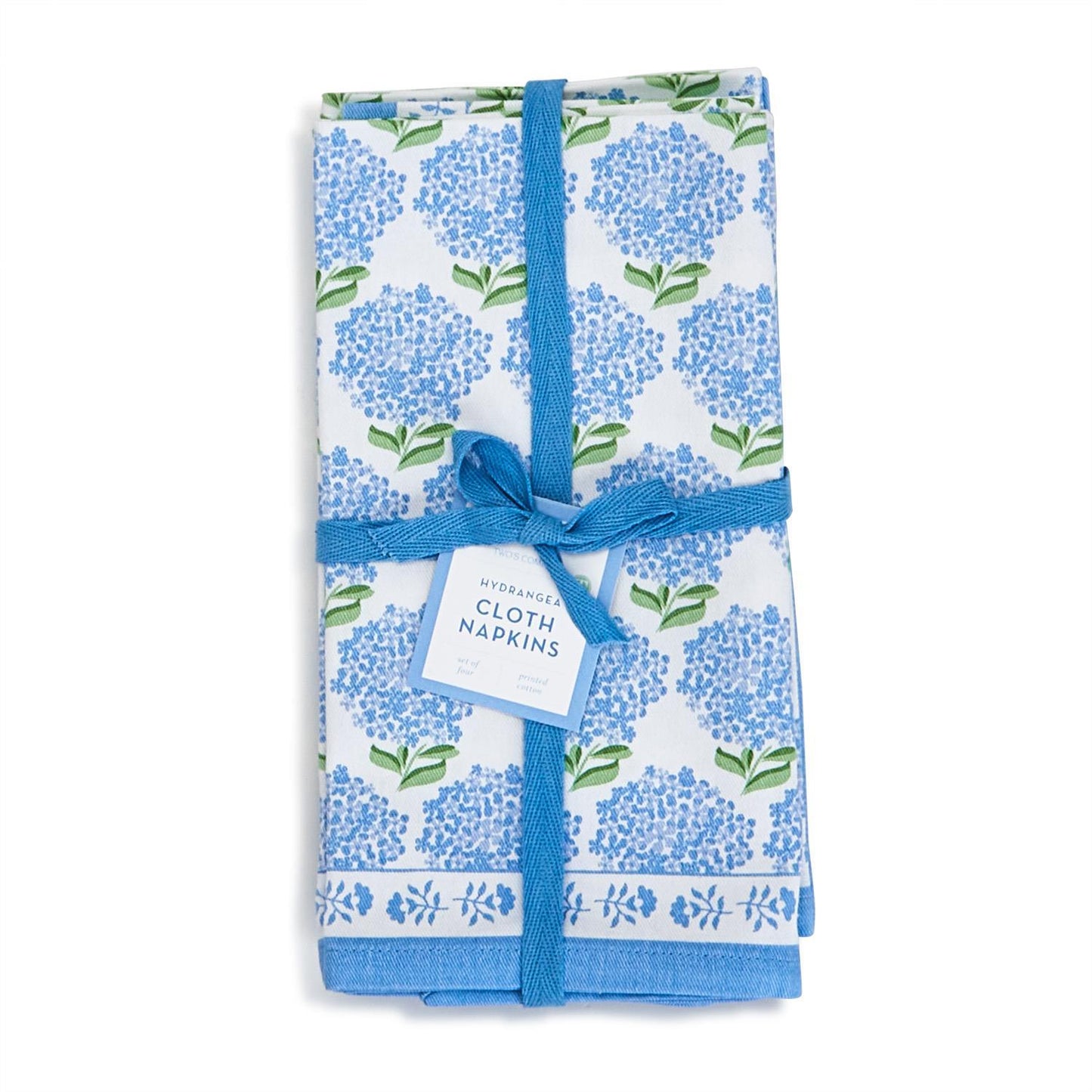 Hydrangea Set of 4 Napkins - Cotton