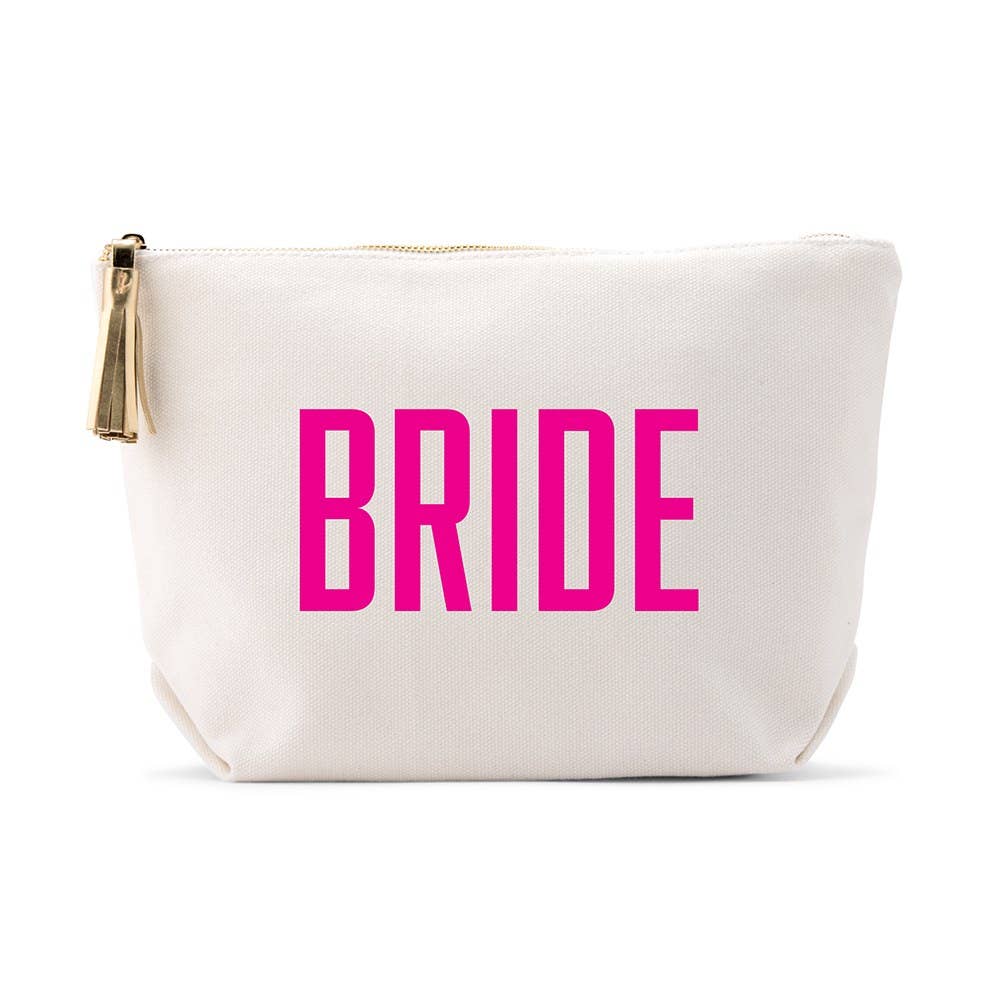 Glam Bride Large Canvas Makeup Bag